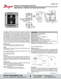 Thumbnail of document Manual - LTC2 - Tilt Switch Control Unit